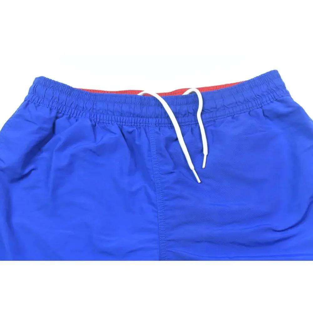 Polo Ralph Lauren Swim Trunks Shorts Mens Medium Blue Drawstring Mesh Lined